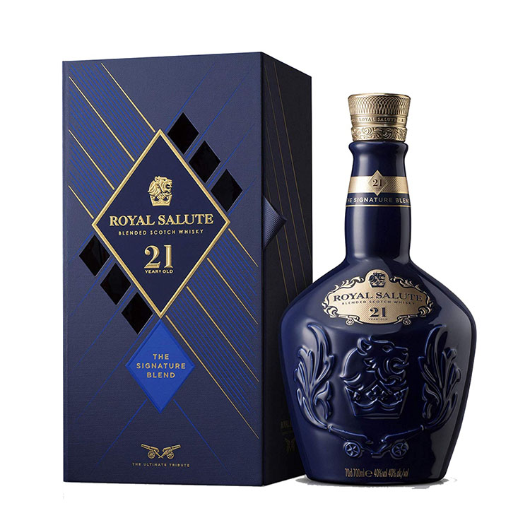 皇家禮炮21年調和蘇格蘭威士忌（藍瓶）｜Royal Salute 21 The