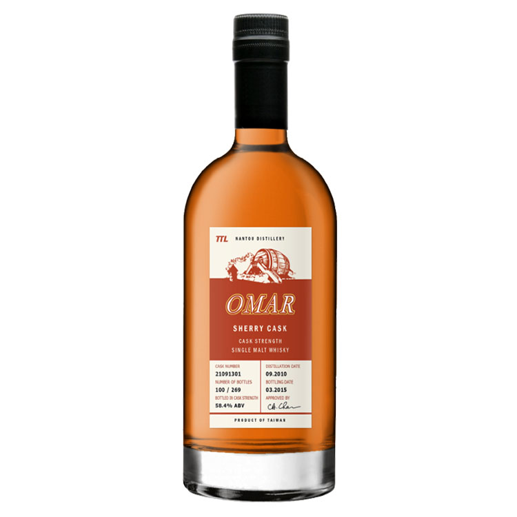 OMAR原桶強度雪莉桶單一麥芽台灣威士忌｜OMAR Cask Strength Single
