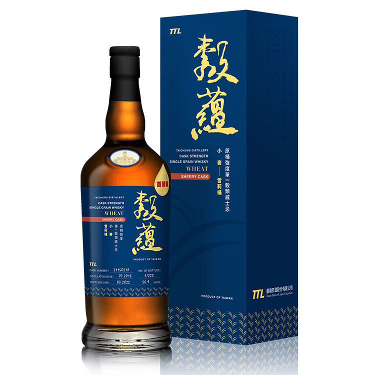 穀蘊雪莉桶小麥台灣威士忌｜Taichung Distillery Wheat Sherry Cask
