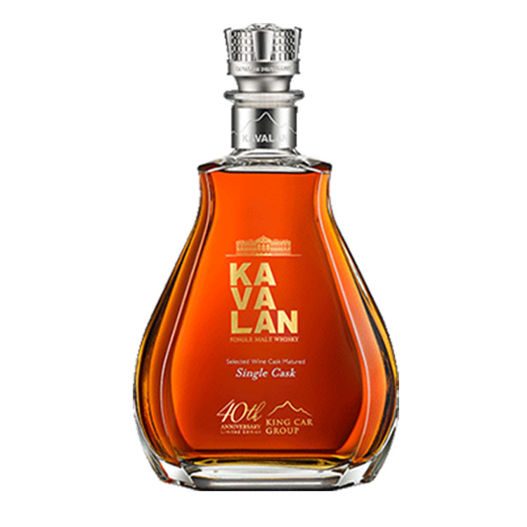 金車40周年紀念限量款: 噶瑪蘭尊典單一麥芽威士忌【精選法國葡萄酒桶