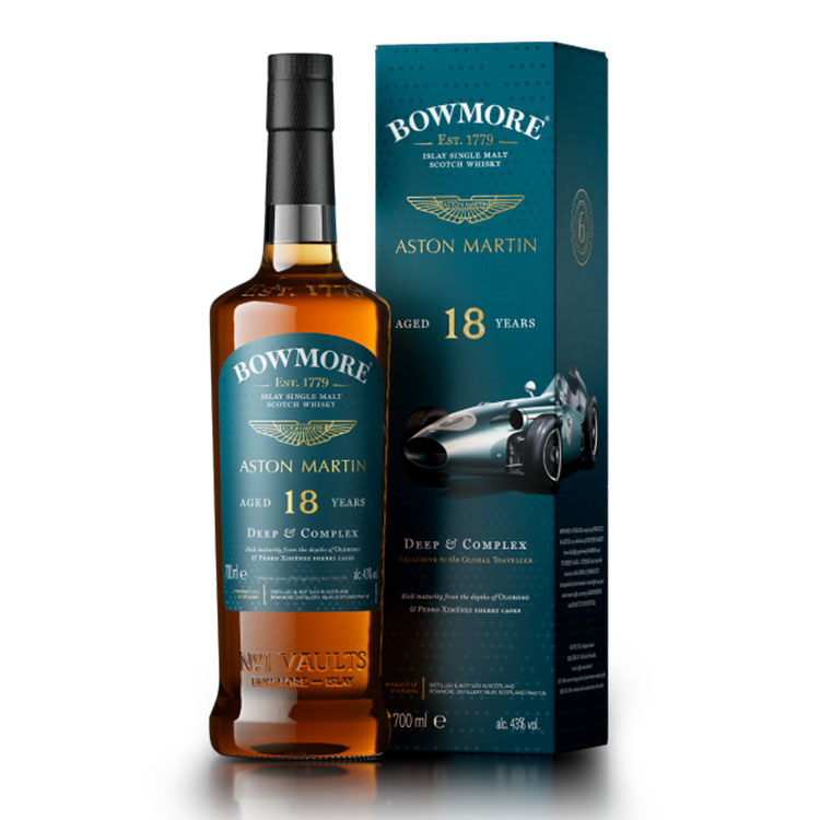 波摩18年Aston Martin聯名單一麥芽蘇格蘭威士忌｜Bowmore 18 year old