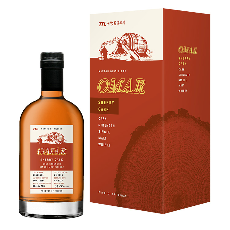 OMAR雪莉桶原桶強度單一麥芽台灣威士忌｜OMAR Sherry Cask Cask